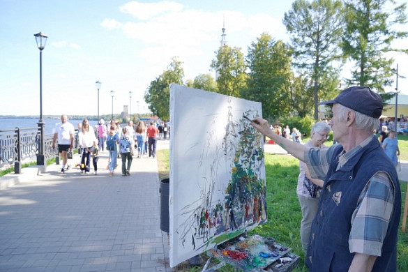 В Кинешме прошел Праздник Волжского бульвара